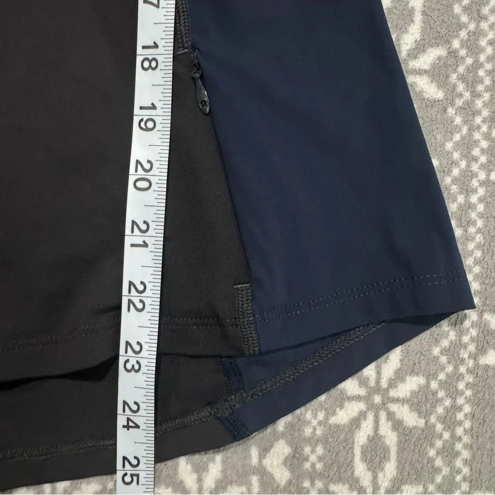 Lululemon Trail Bound‎ Long Sleeve Deep Coal Deep Navy Electric Coral Size 4